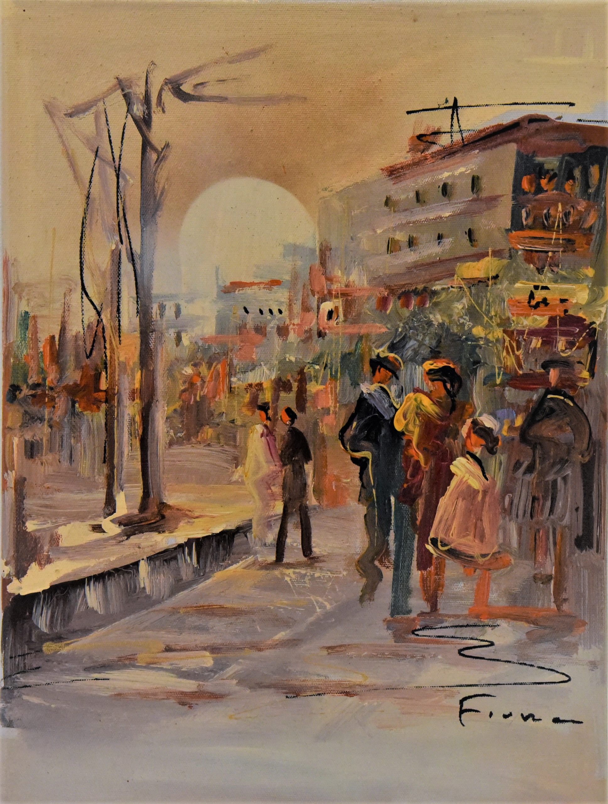 Βόλτα στην πόλη – Fiona | 30 × 40 εκ.
