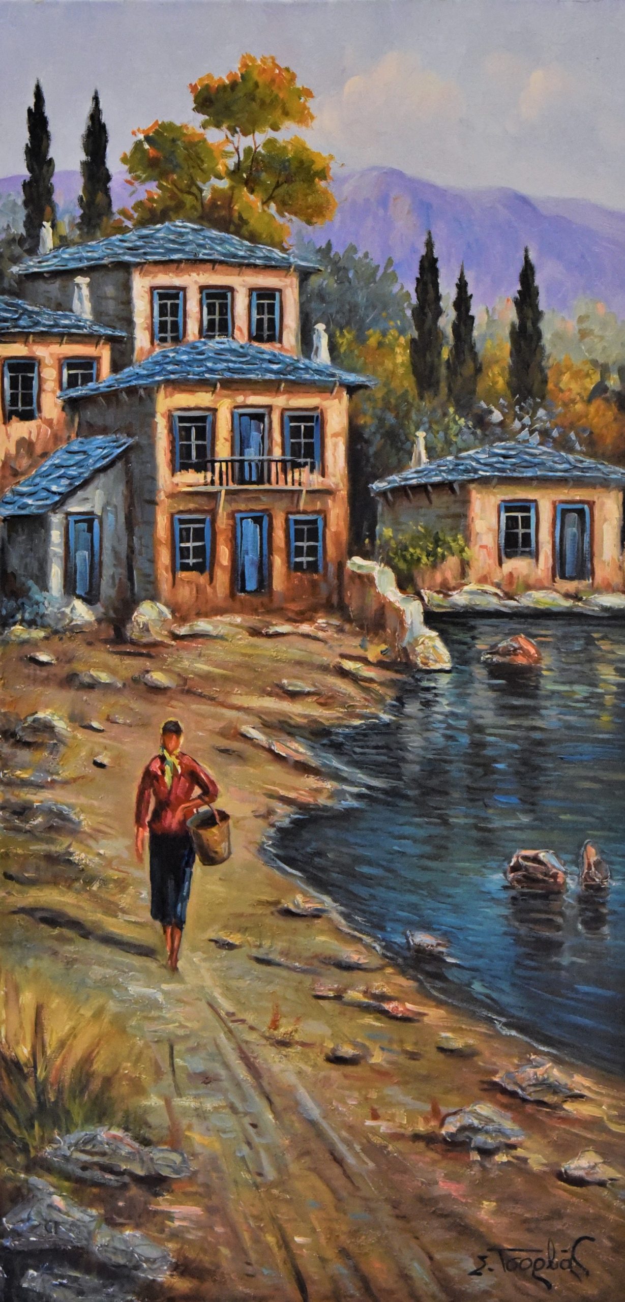 Ακρογιαλιά Τσόρβας – Τσορβάς | 50 × 100 εκ.