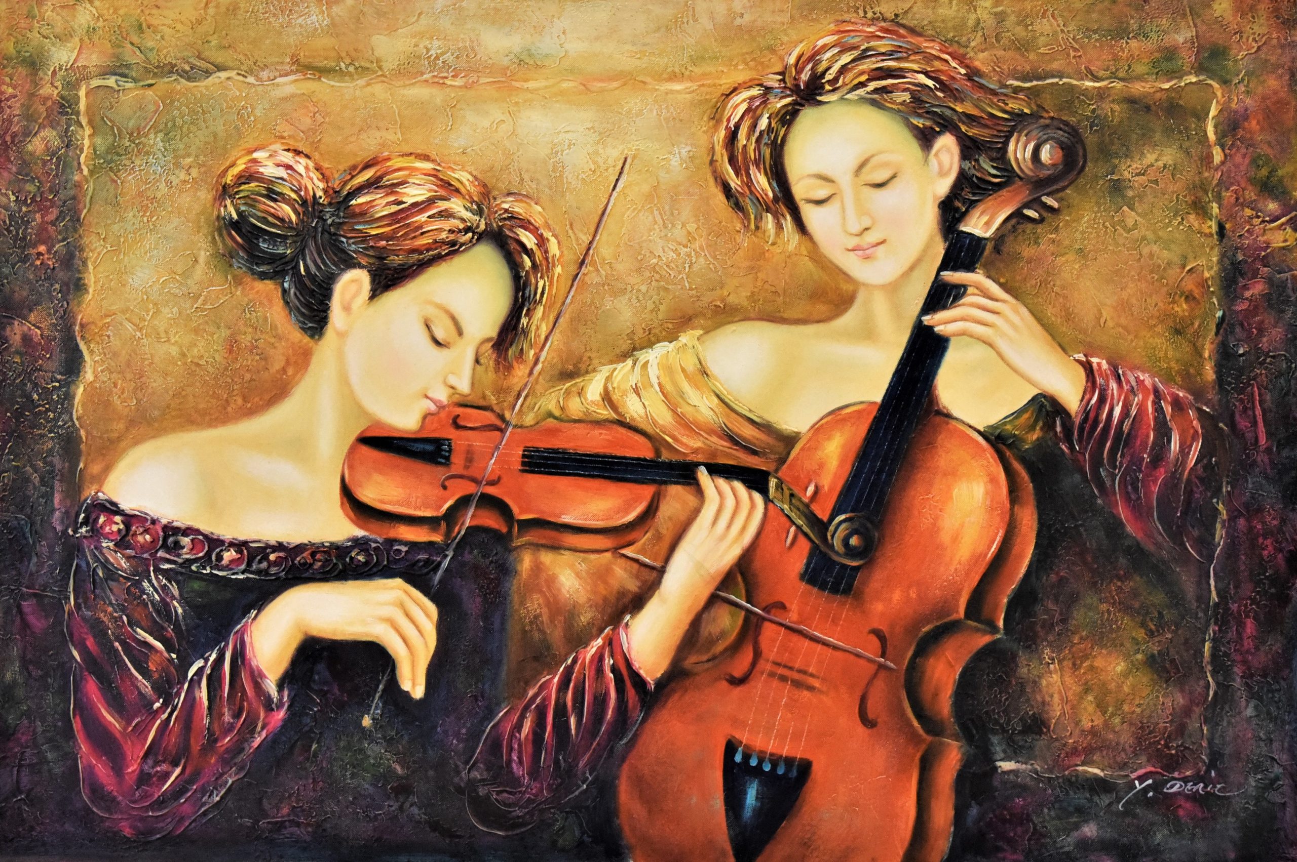 Μουσικοί – Denis | 80 × 60 εκ.