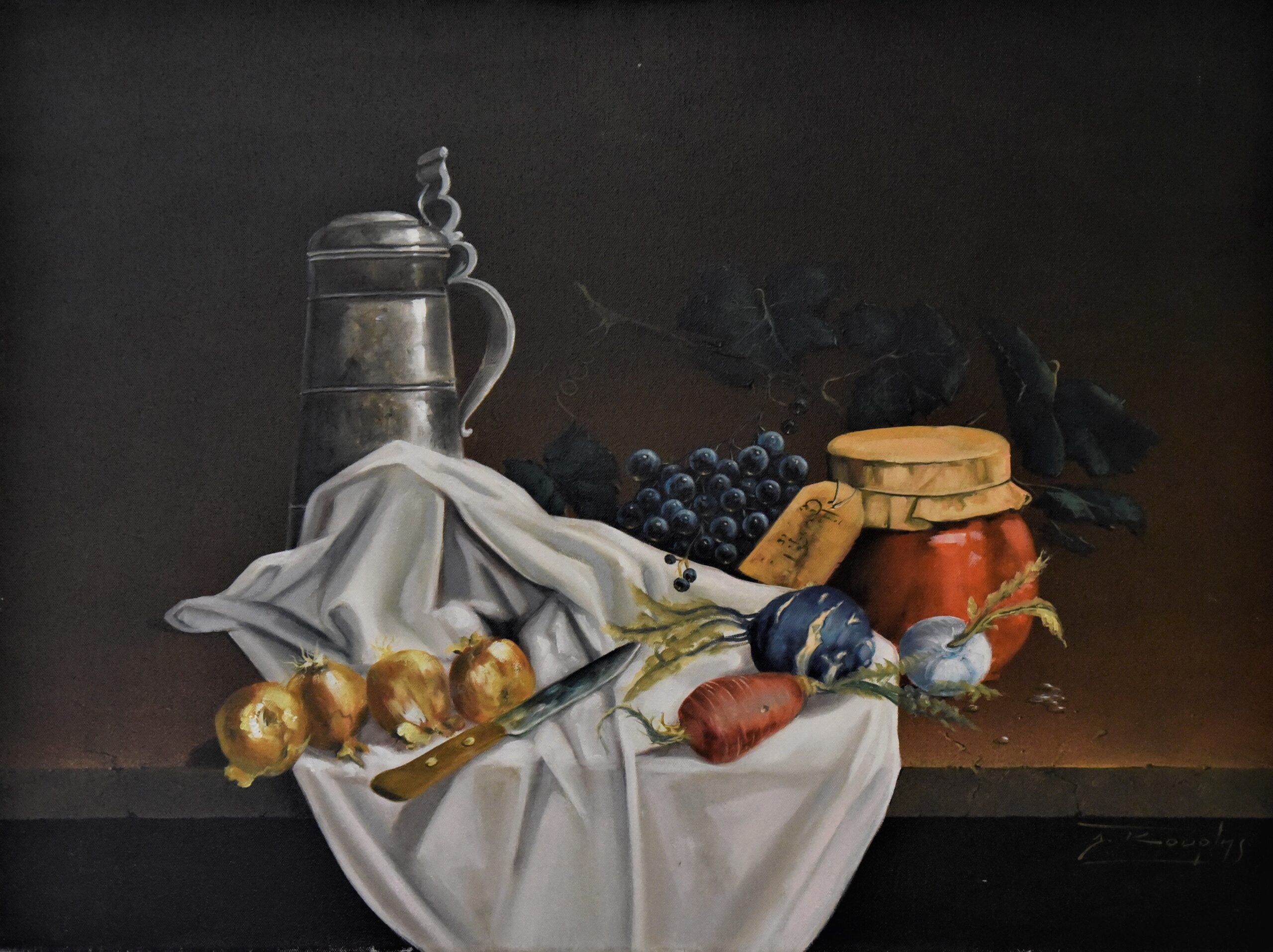 Νεκρή φύση – Κούρτης | 80 × 60 εκ.