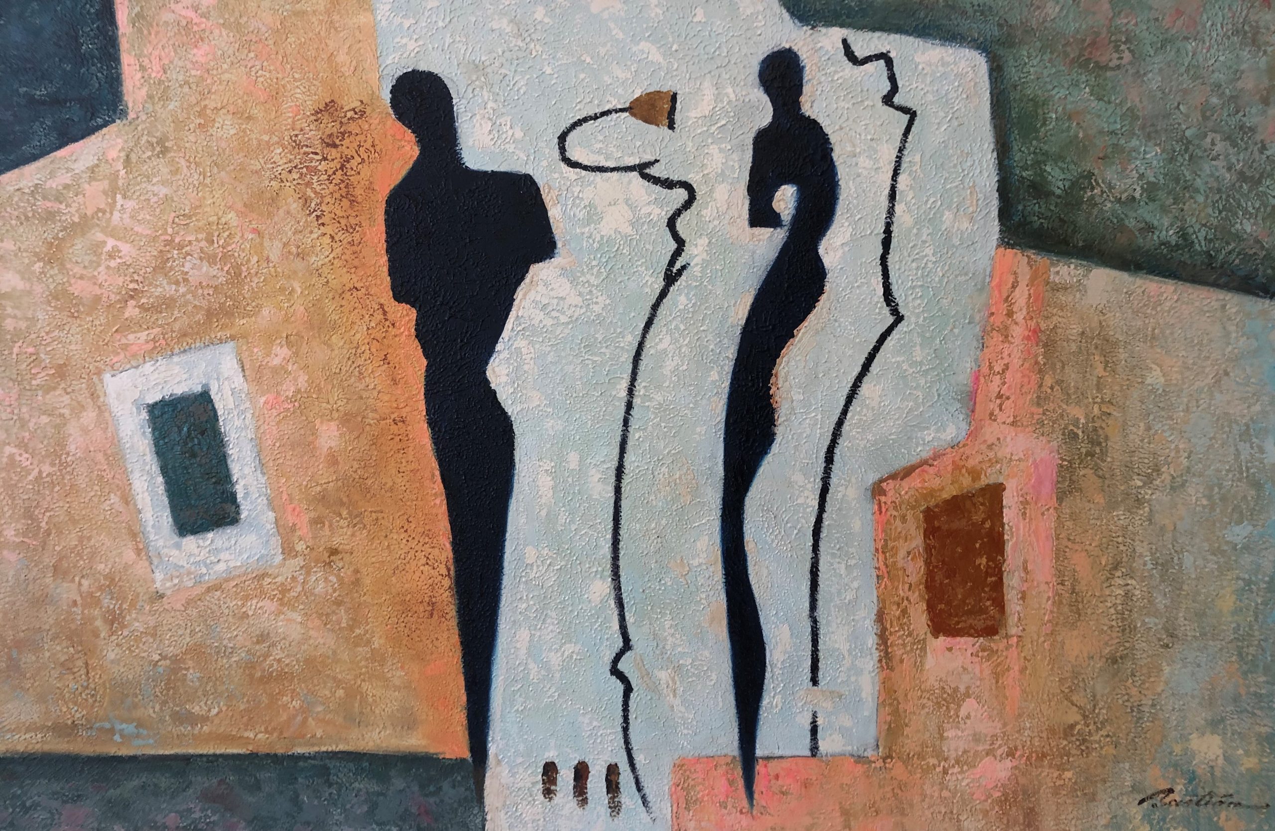 Zευγάρι – Τattiner | 90 × 60 εκ.