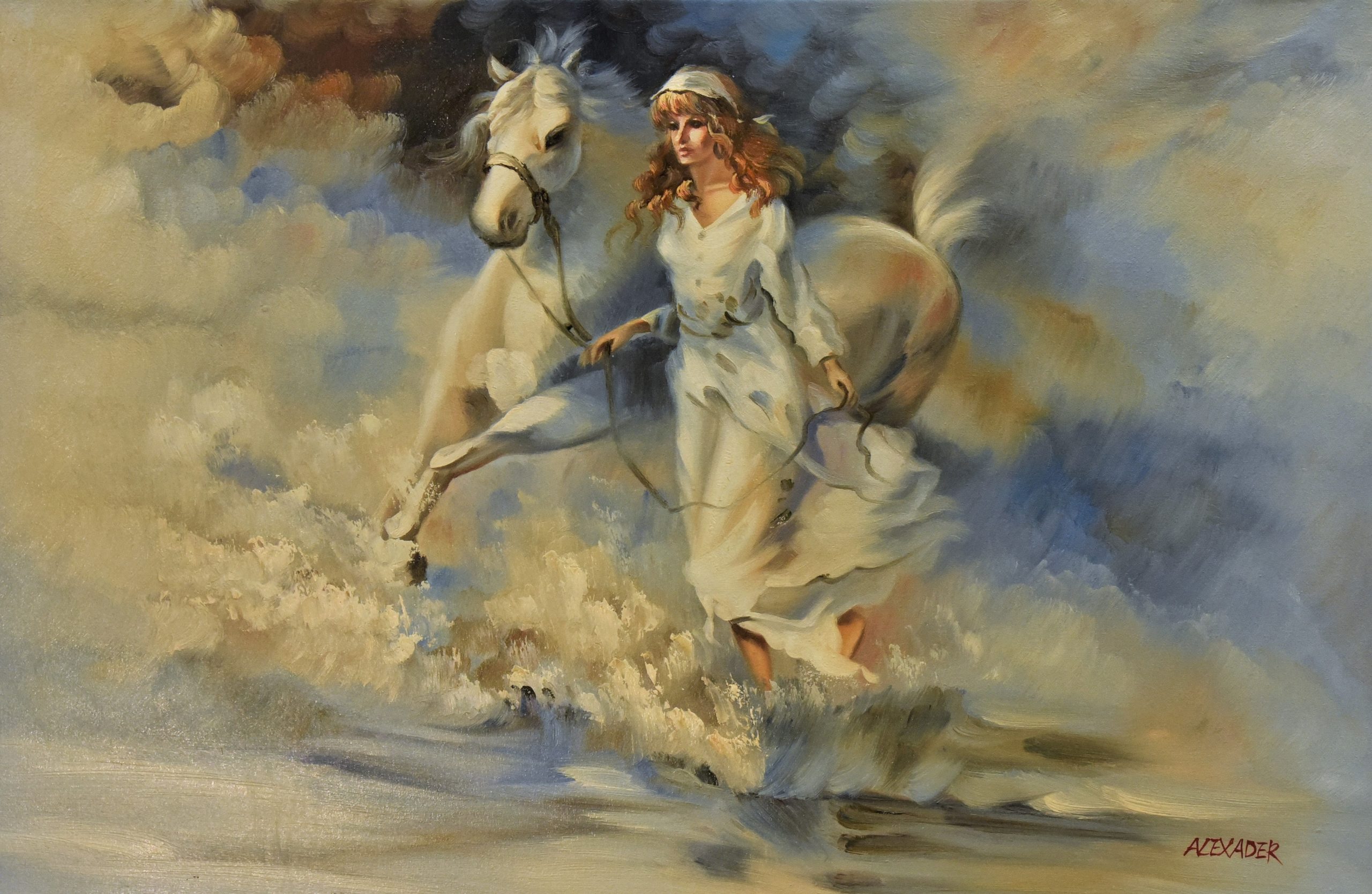 Κορίτσι με άλογο | 90 × 60 εκ.
