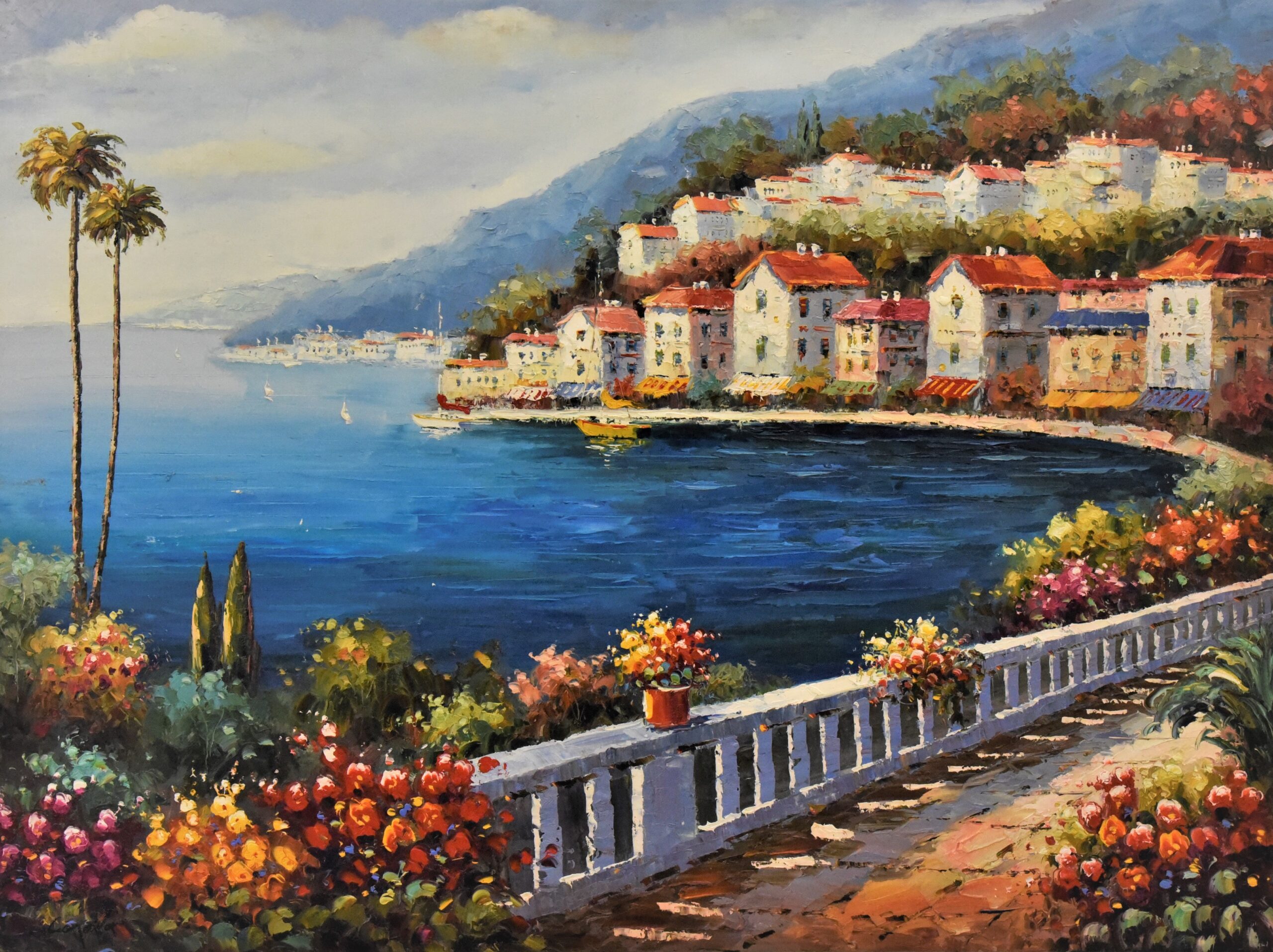 Θαλασσινό τοπίο – Canava | 120 × 90 εκ.