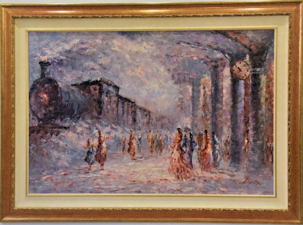Σταθμός – Μαρνέζου | 112 × 82 εκ.